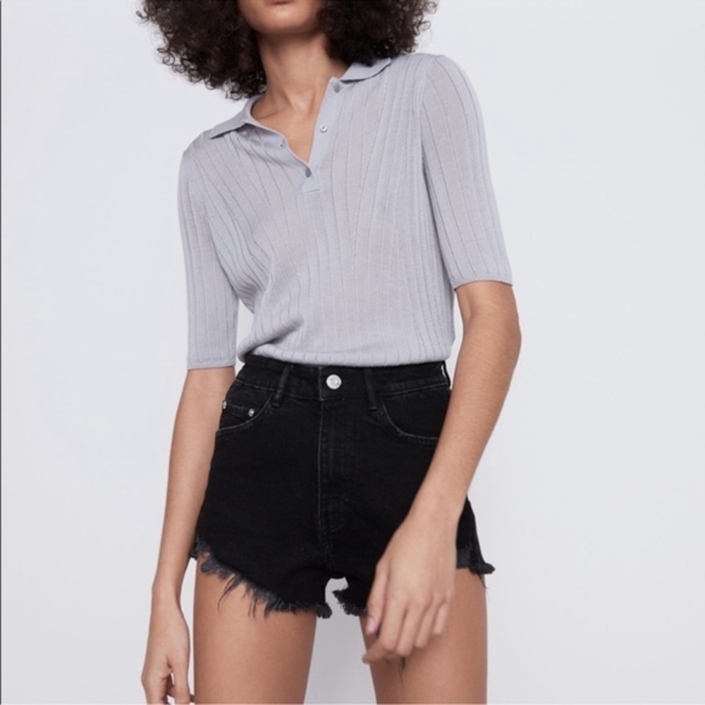 ZARA HI RISE SHORTS